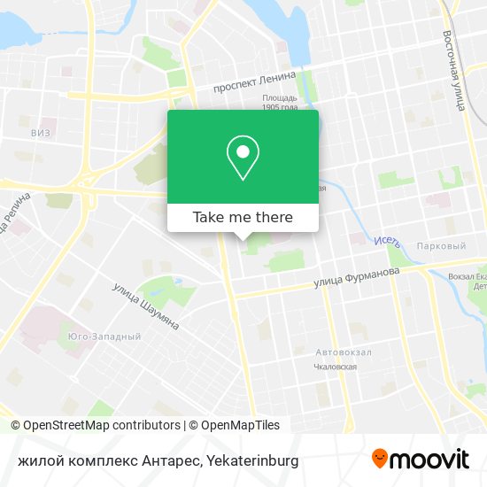 жилой комплекс Антарес map