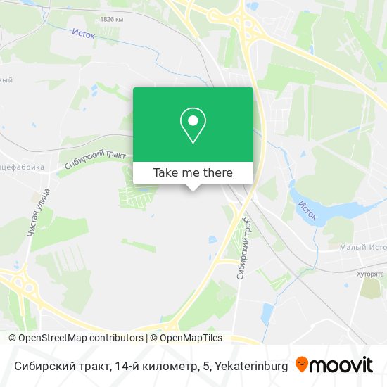 Сибирский тракт, 14-й километр, 5 map