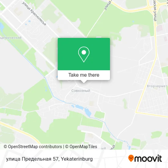 улица Предельная 57 map