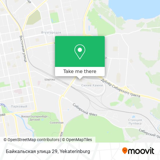 Байкальская улица 29 map