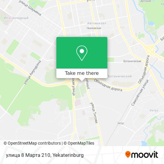 улица 8 Марта 210 map