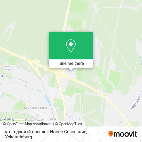 коттеджный посёлок Новое Созвездие map