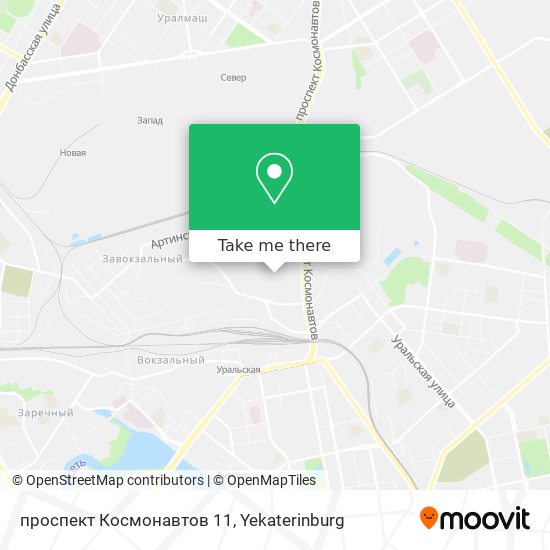 проспект Космонавтов 11 map