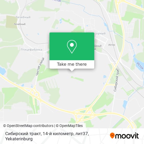 Сибирский тракт, 14-й километр, лит37 map
