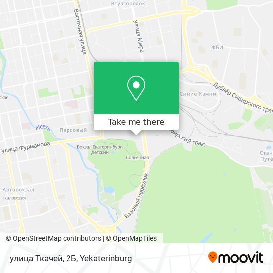 улица Ткачей, 2Б map