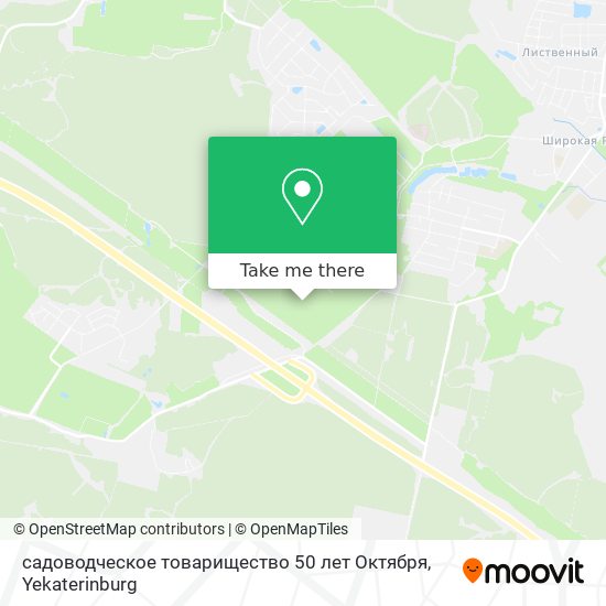 садоводческое товарищество 50 лет Октября map