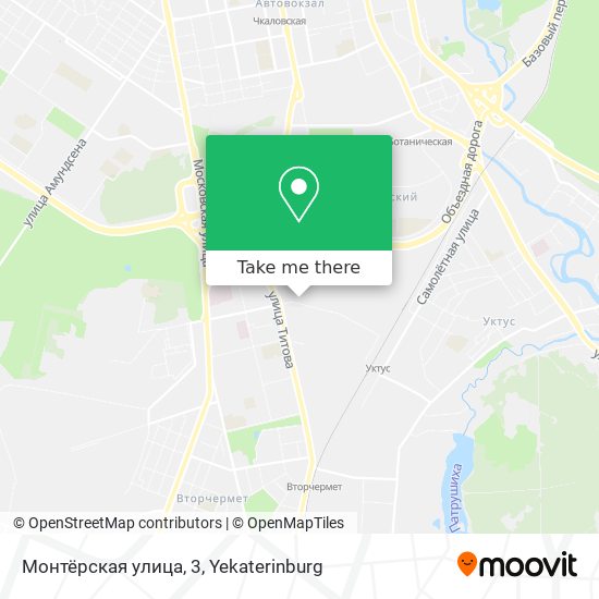 Монтёрская улица, 3 map