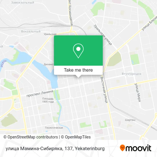 улица Мамина-Сибиряка, 137 map