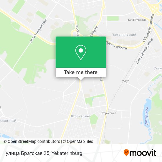 улица Братская 25 map