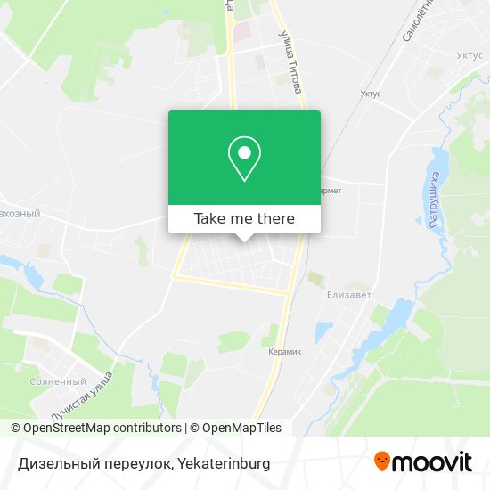 Дизельный переулок map