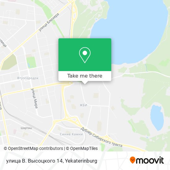 улица В. Высоцкого 14 map