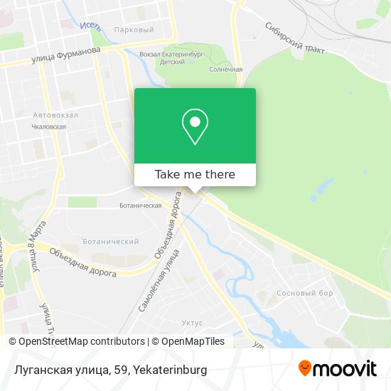 Луганская улица, 59 map