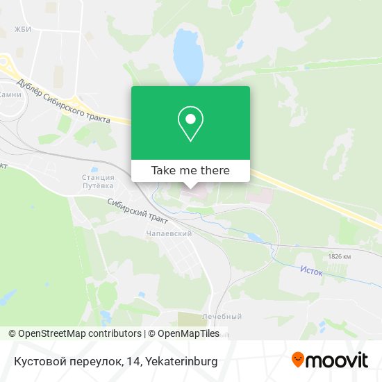 Кустовой переулок, 14 map