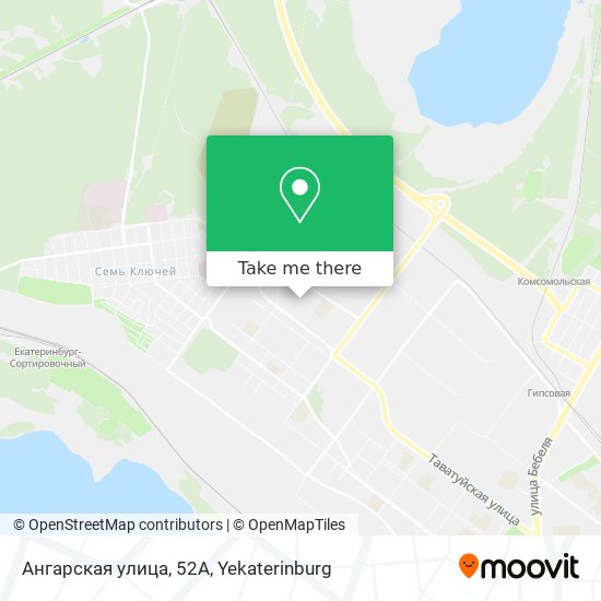 Ангарская улица, 52А map