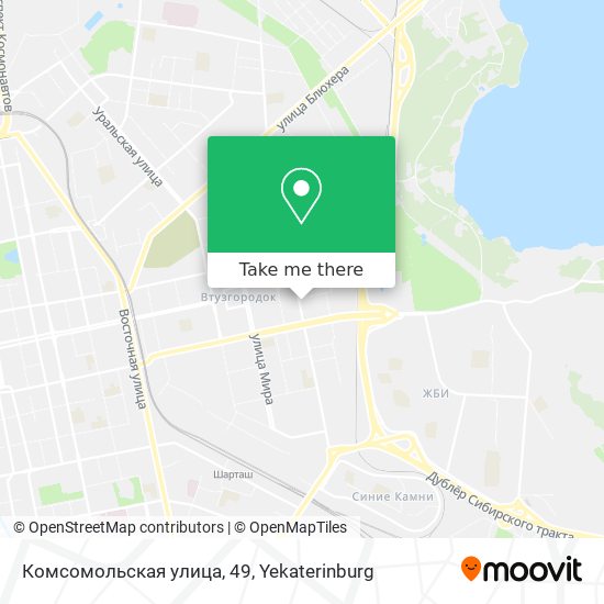 Комсомольская улица, 49 map
