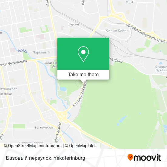 Базовый переулок map