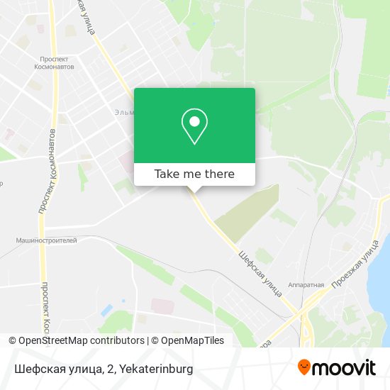 Шефская улица, 2 map