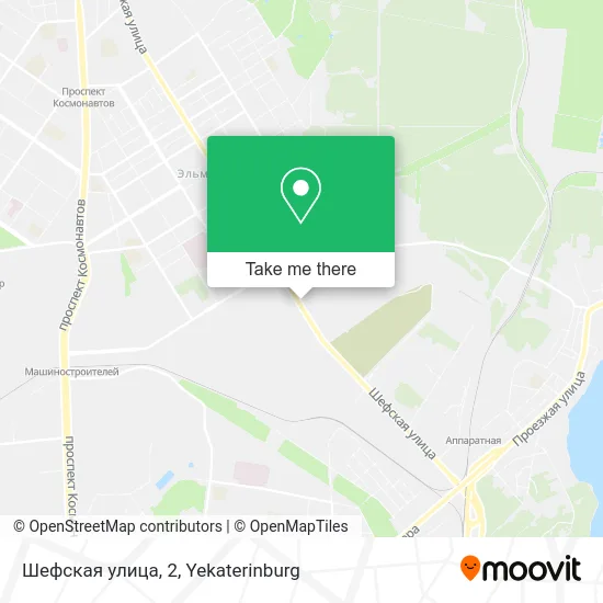 Шефская улица, 2 map