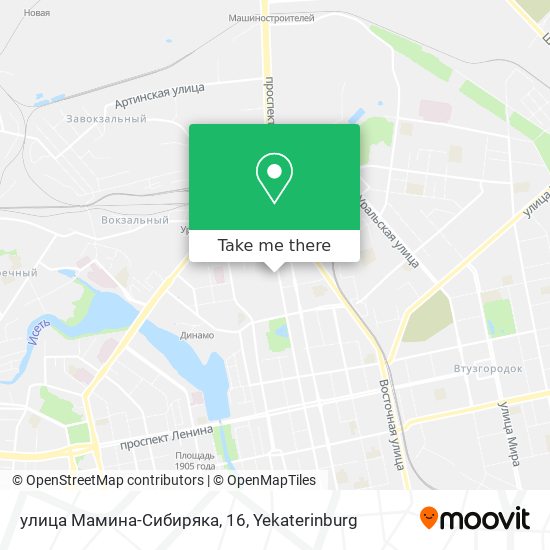 улица Мамина-Сибиряка, 16 map