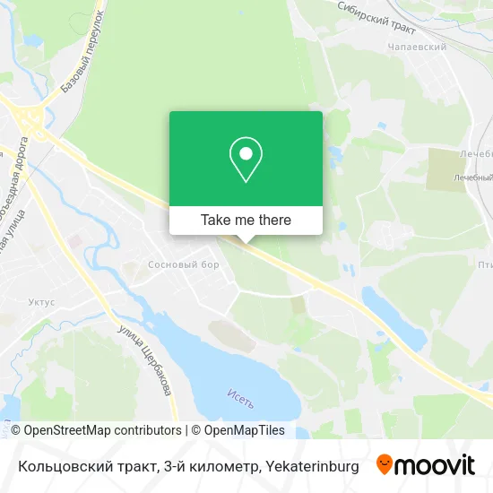 Кольцовский тракт, 3-й километр map