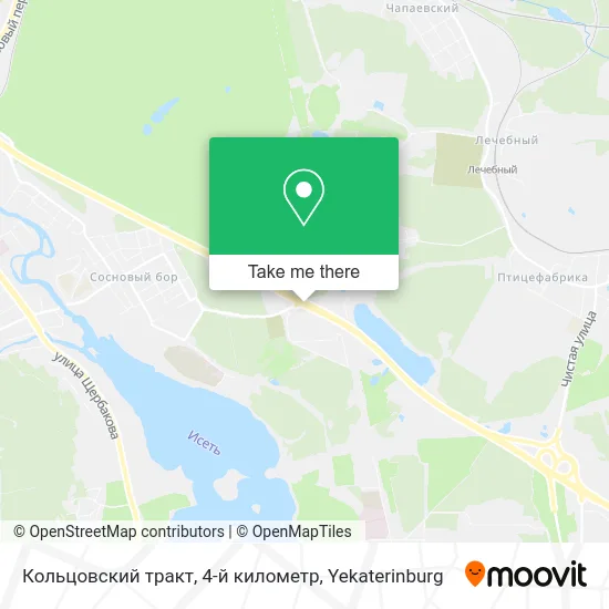 Кольцовский тракт, 4-й километр map