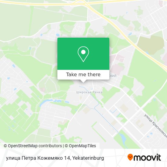 улица Петра Кожемяко 14 map