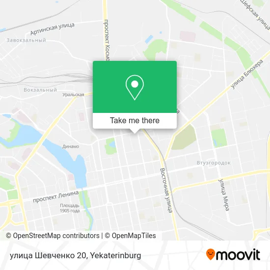 улица Шевченко 20 map