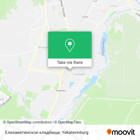 Елизаветинское кладбище map
