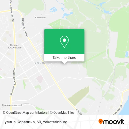 улица Корепина, 60 map