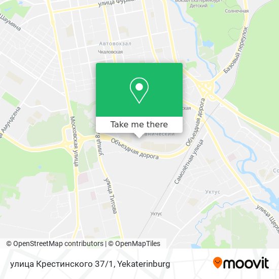 улица Крестинского 37/1 map