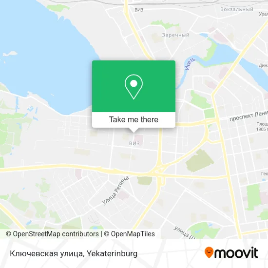 Ключевская улица map