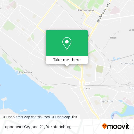 проспект Седова 21 map