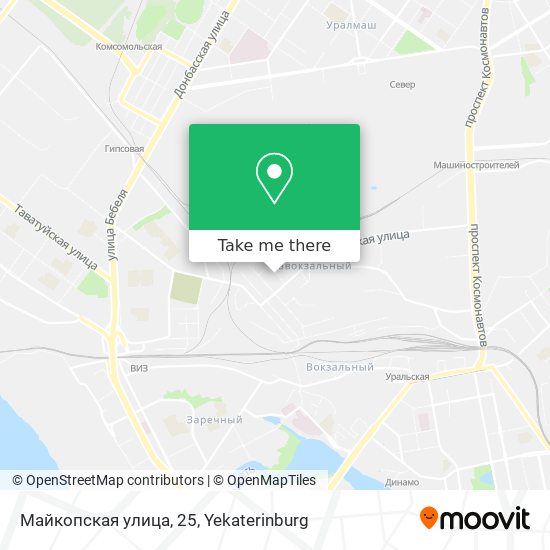 Майкопская улица, 25 map