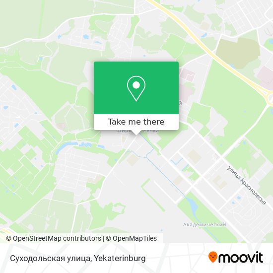 Суходольская улица map