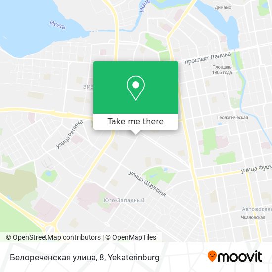 Белореченская улица, 8 map