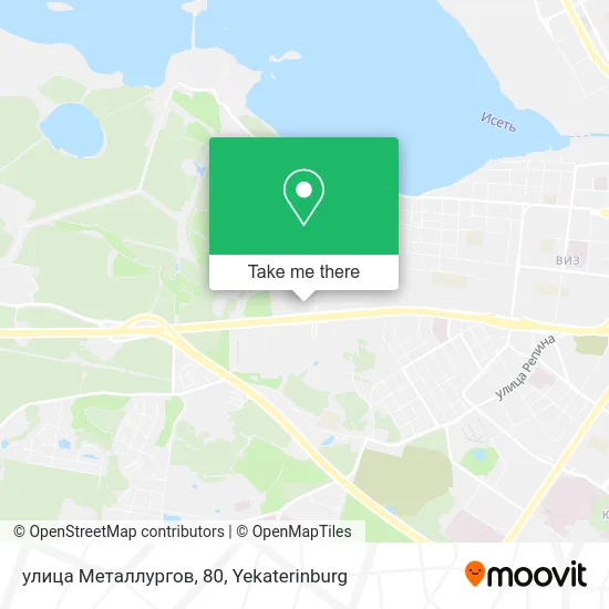 улица Металлургов, 80 map