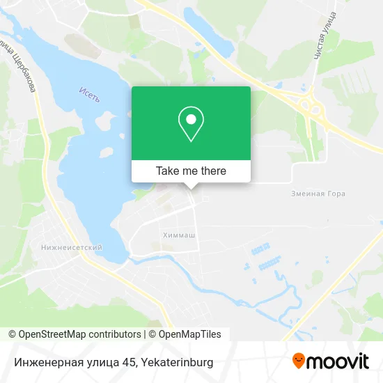 Инженерная улица 45 map