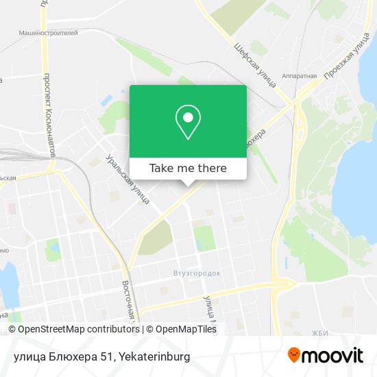 улица Блюхера 51 map
