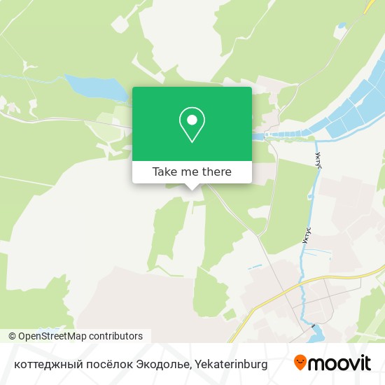 коттеджный посёлок Экодолье map