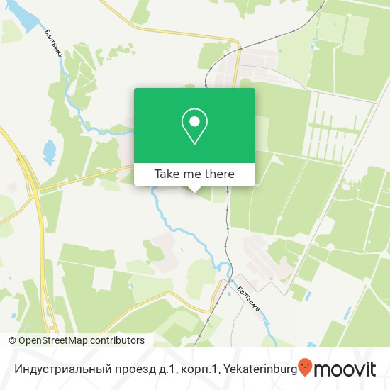 Индустриальный проезд д.1, корп.1 map