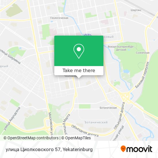 улица Циолковского 57 map