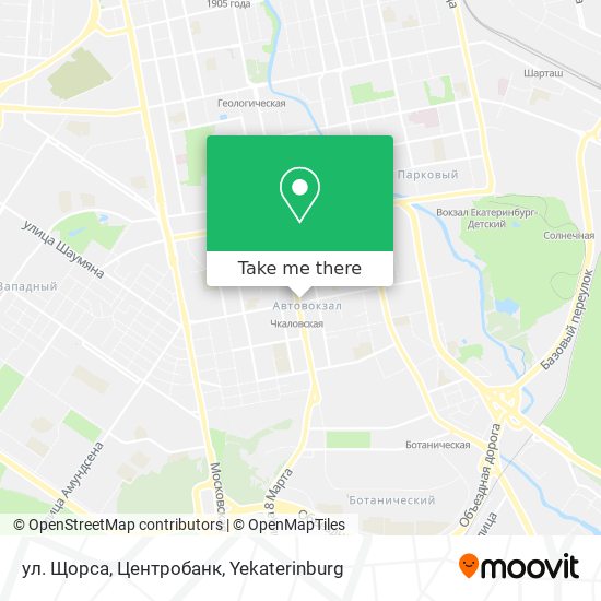 ул. Щорса, Центробанк map
