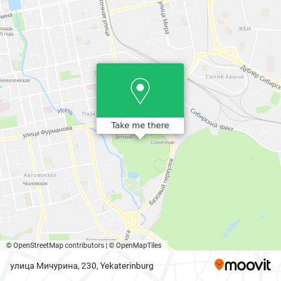 улица Мичурина, 230 map