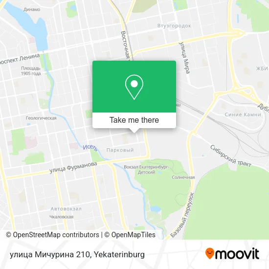 улица Мичурина 210 map