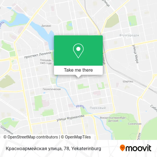 Красноармейская улица, 78 map