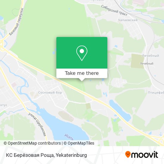 КС Берёзовая Роща map