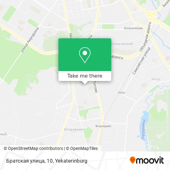 Братская улица, 10 map