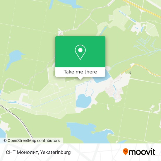 СНТ Монолит map