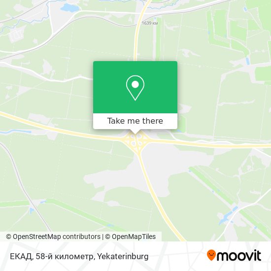 ЕКАД, 58-й километр map
