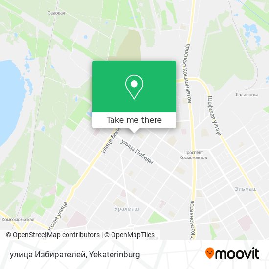 улица Избирателей map